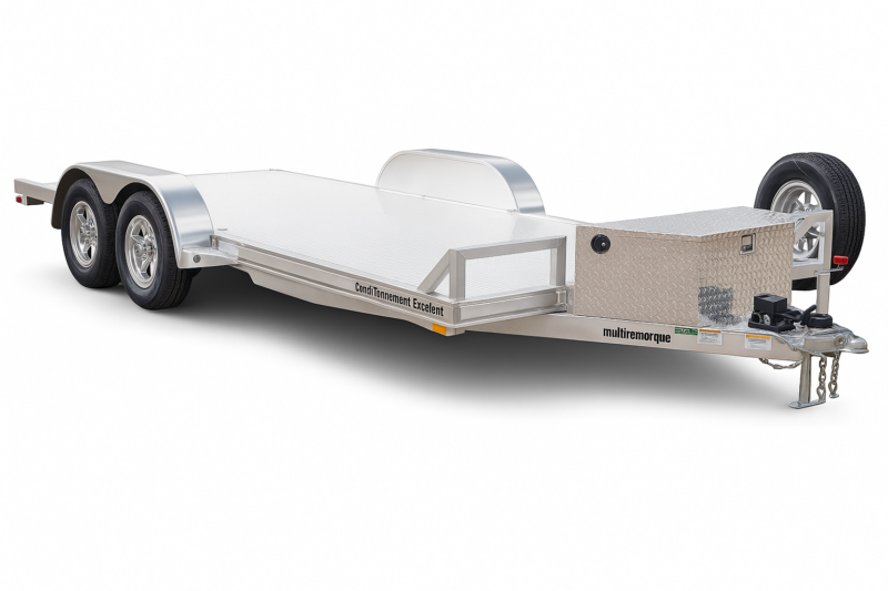 Car Hauler 7ft x 18ft Flatbed Sundowner Trailer-718 rental – Crowder Rentals, Wheat Ridge CO